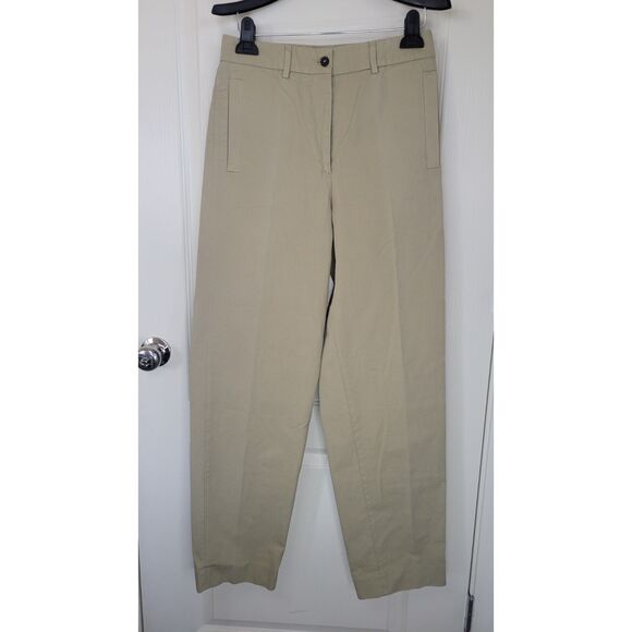 Officine Generale Megane Tan Khaki Pants - Picture 1 of 4